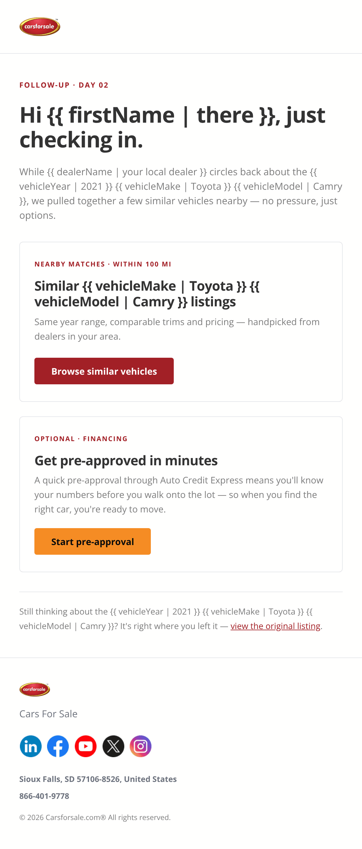 Similar And Financing