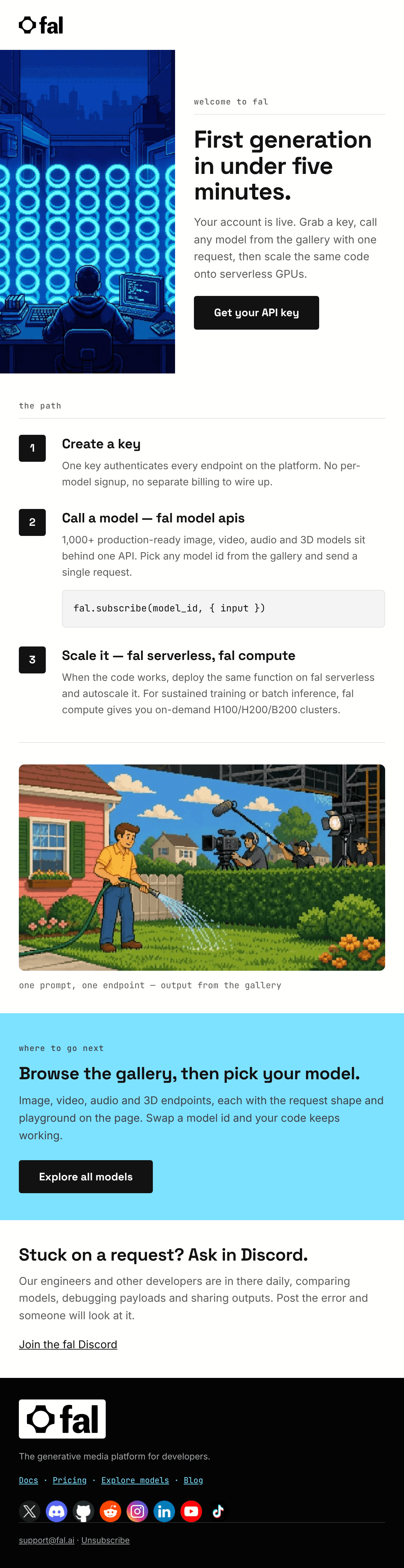 ดีไซน์อีเมล Developer First Call