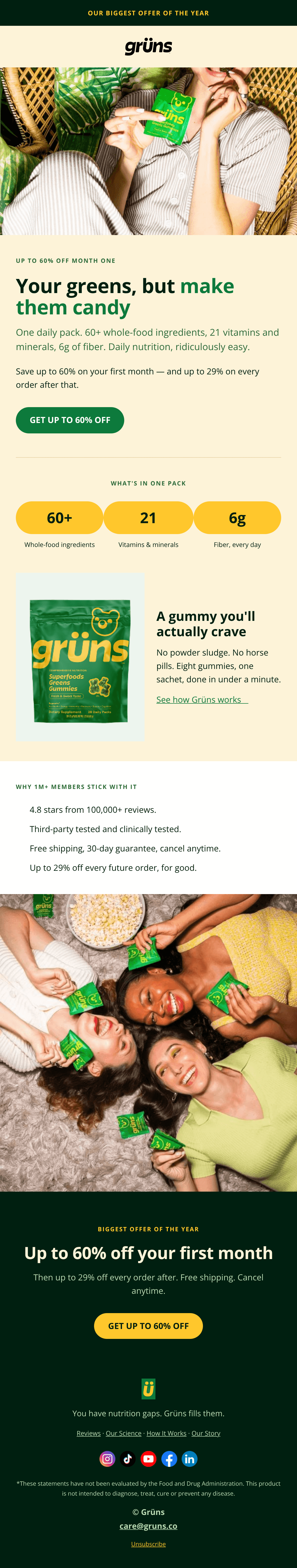 Biggest Offer email design