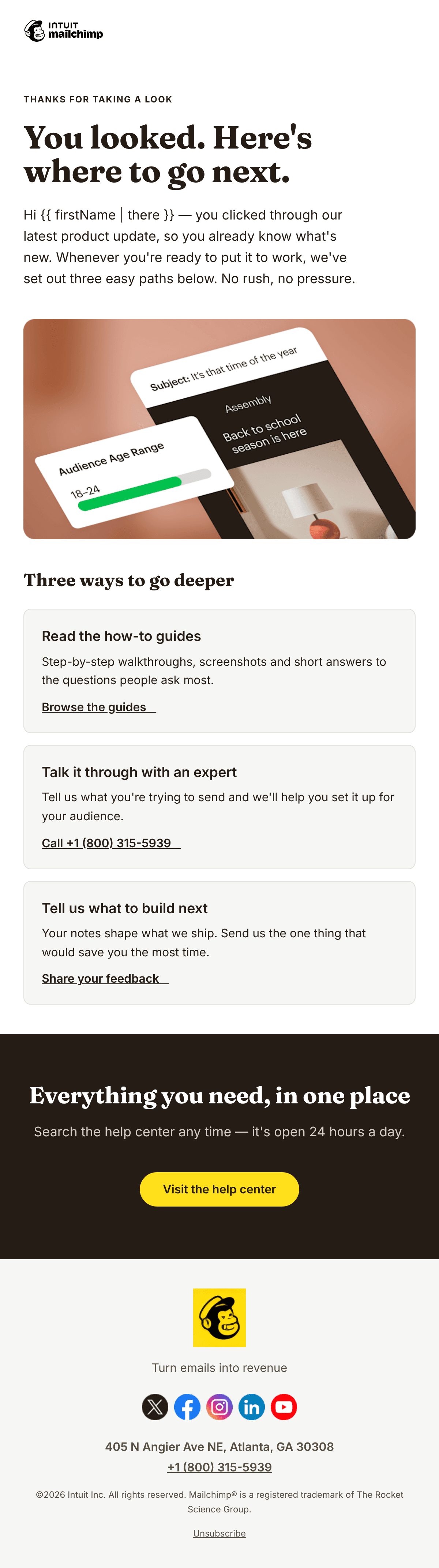 Engaged Deep Dive email design
