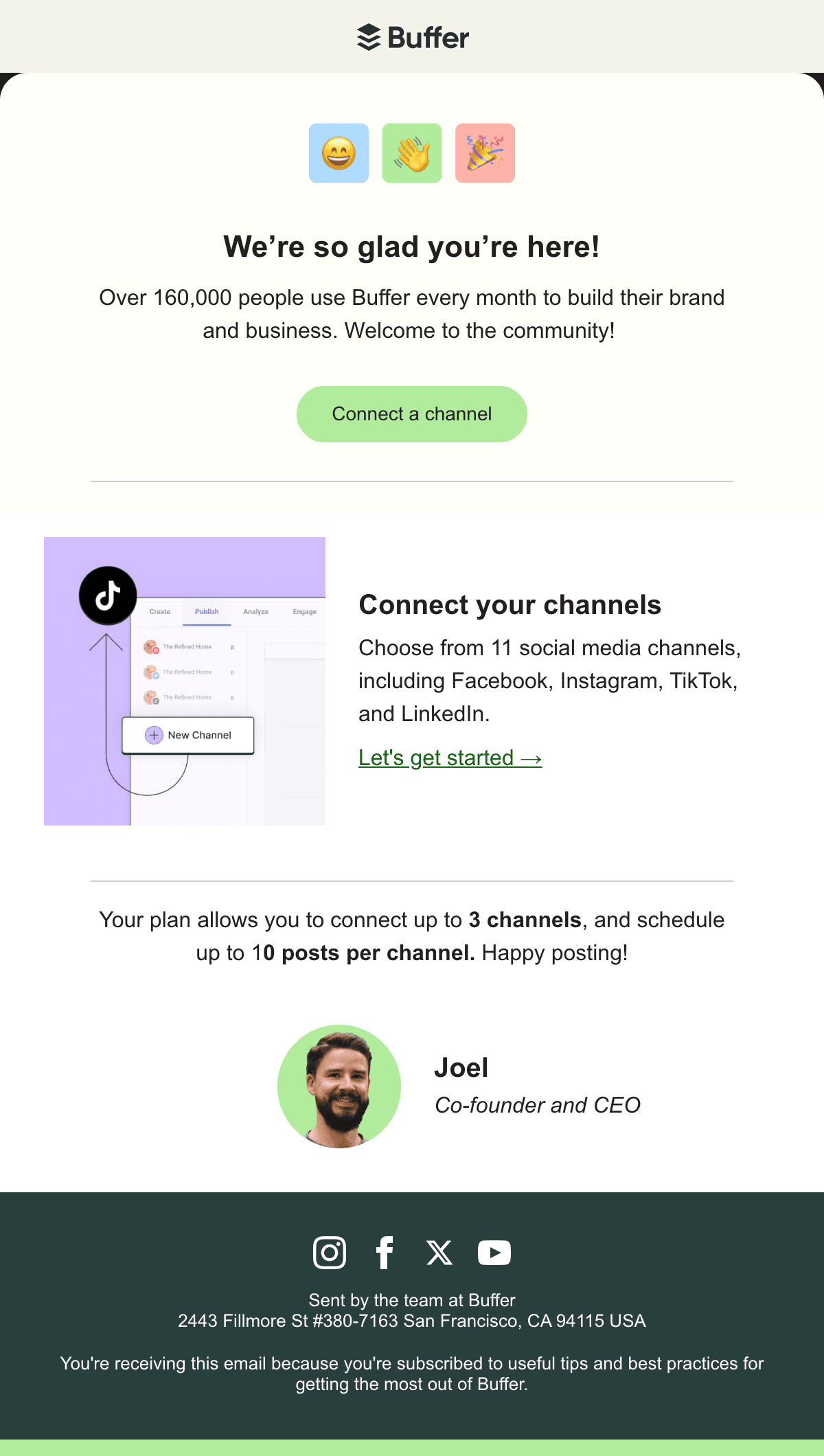 Welcome to Buffer email design