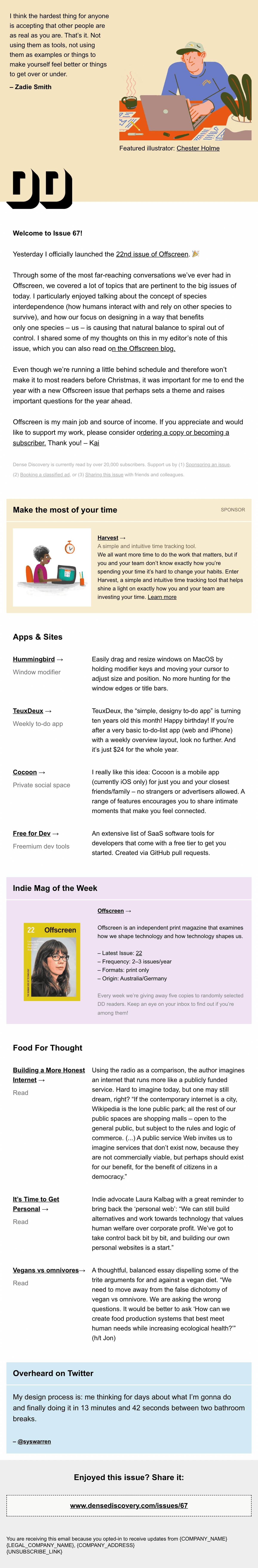 This Week in Design email design