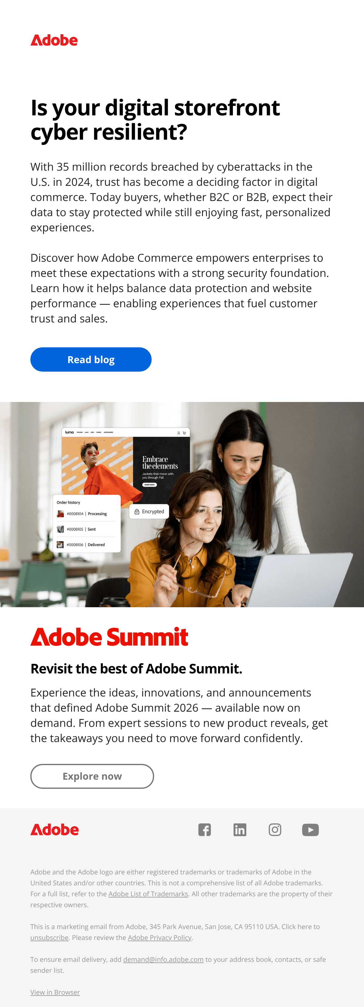 Boost security and performance in digital commerce email design