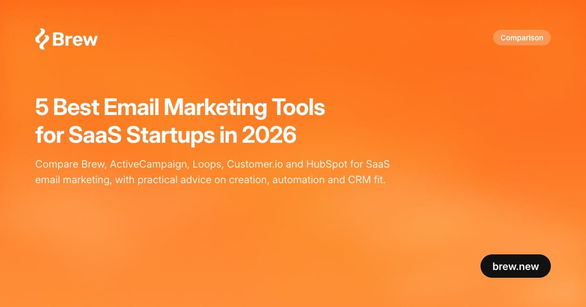 I 5 migliori strumenti di email marketing per le startup SaaS nel 2026
