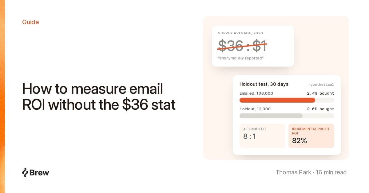 How to measure email ROI without the $36 stat